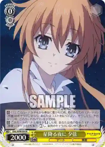 DAL/W99-004 R 星降る夜に 夕弦