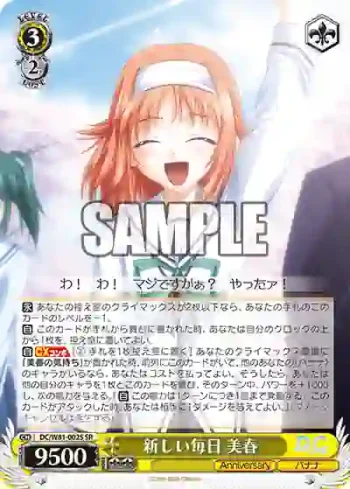DC/W81-002S SR 新しい毎日 美春