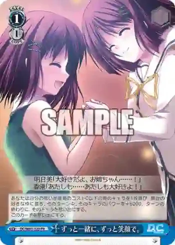 DC/W81-123 PR ずっと一緒に、ずっと笑顔で。