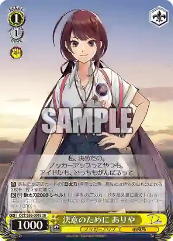 DCT/S86-005S SR 決意のために ありや