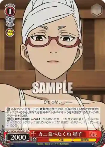 DDD/S118-T13 TD カニ食べたくね 星子