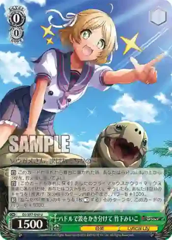 DJ/S97-040 U パドルで波をかき分けて 竹下みいこ