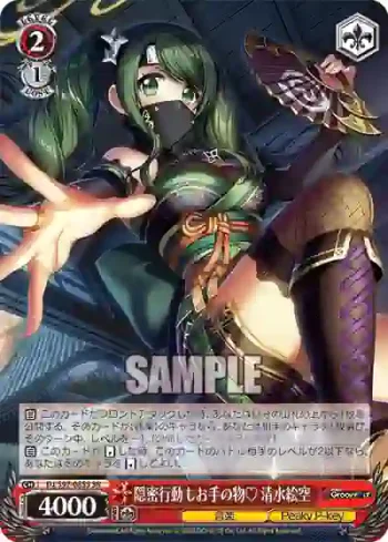 DJ/S97-085S SR 隠密行動もお手の物♡ 清水絵空