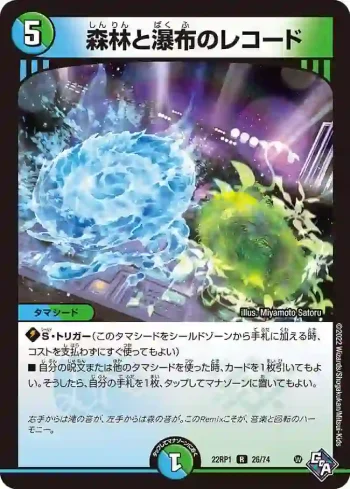DM22RP1-026 R 森林と瀑布のレコード