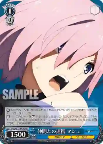 FGO/S75-080S SR 仲間との連携 マシュ