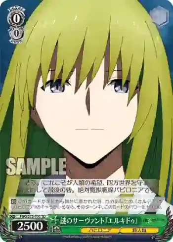 FGO/S75-T03 TD 謎のサーヴァント 『エルキドゥ』