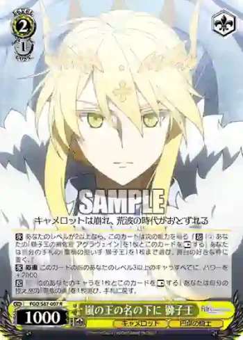 FGO/S87-007 R 嵐の王の名の下に 獅子王