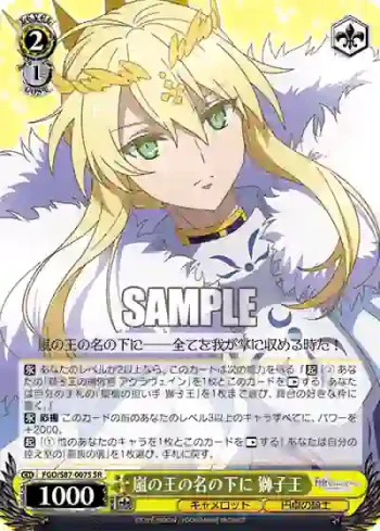 FGO/S87-007S SR 嵐の王の名の下に 獅子王