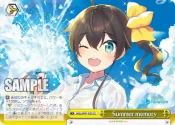 HOL/W91-032 CC Summer memory