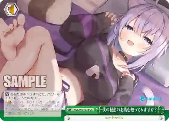 HOL/W91-071 CC 僕の秘密のお腹を触ってみますか？