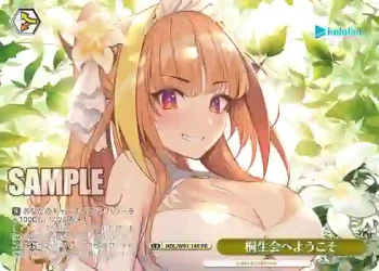 HOL/W91-149 PR 桐生会へようこそ