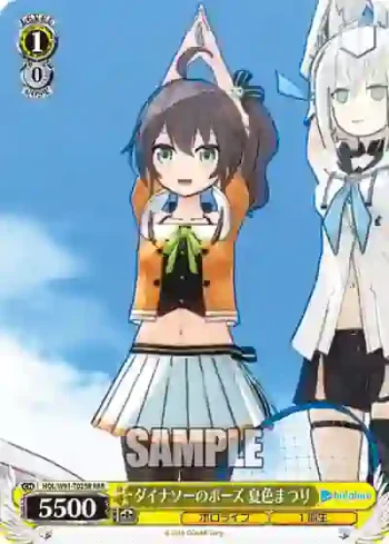HOL/W91-T025R RRR ダイナソーのポーズ 夏色まつり