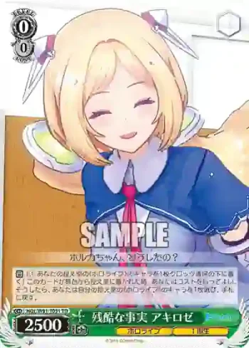 HOL/W91-T031 TD 残酷な事実 アキロゼ