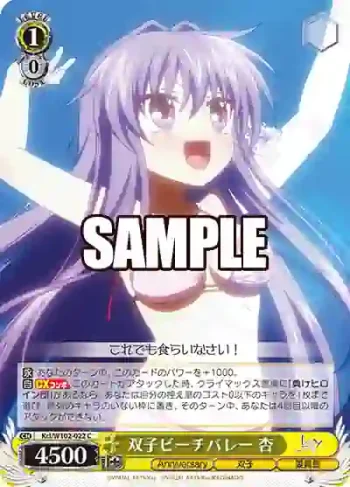 Kcl/W102-022  双子ビーチバレー 杏