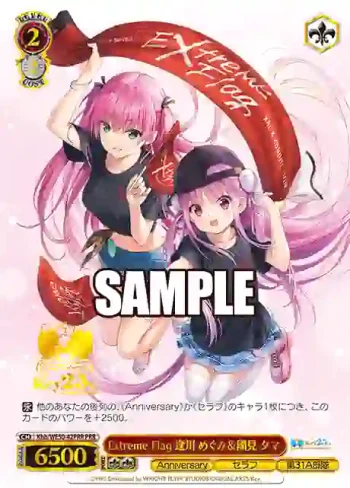Khb/WE50-42PRR PRR Extreme Flag 逢川 めぐみ＆國見 タマ