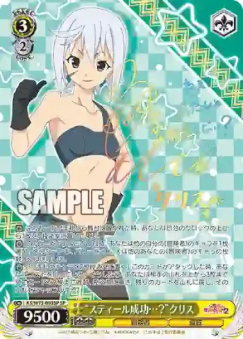 (簽名)KS/W75-003SP SP “スティール成功…？”クリス