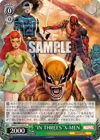 MAR/S113-031 R “IN THREES”X-MEN