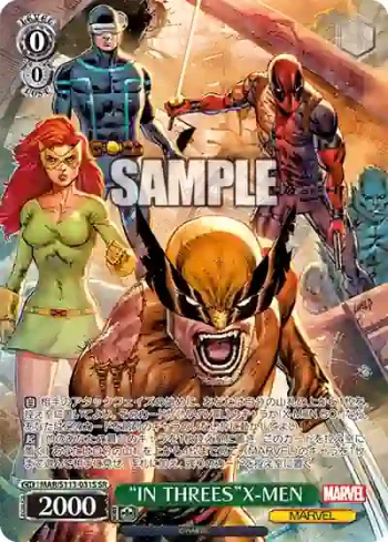 MAR/S113-031S SR “IN THREES”X-MEN