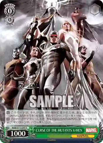 MAR/S113-045 C CURSE OF THE MUTANTS X-MEN