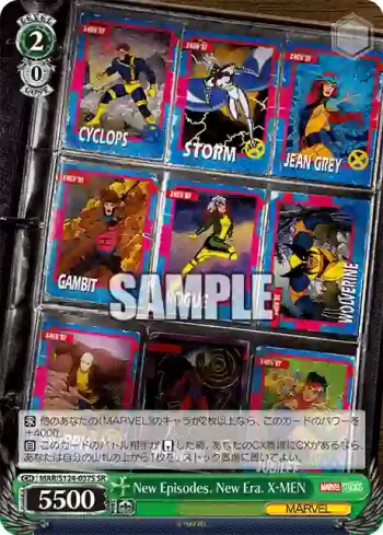 MAR/S124-037S SR New Episodes. New Era. X-MEN