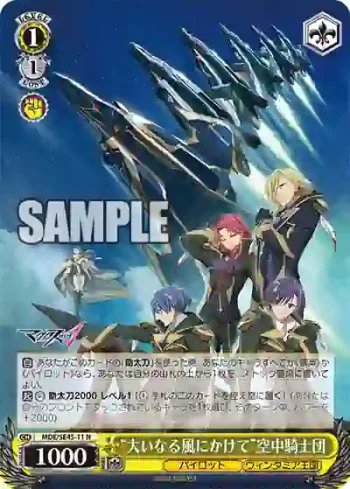MDE/SE45-11 N “大いなる風にかけて”空中騎士団