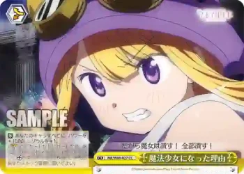 MR/W80-027 CC 魔法少女になった理由