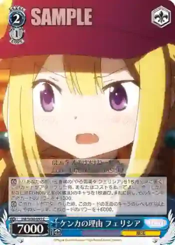 MR/W80-095 C ケンカの理由 フェリシア