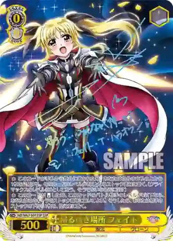 (簽名)ND/W67-001SSP SSP 帰るべき場所 フェイト