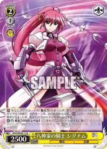 NTA/WE48-11 N 八神家の騎士 シグナム
