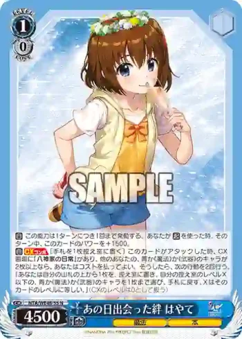 NTA/WE48-55 N あの日出会った絆 はやて
