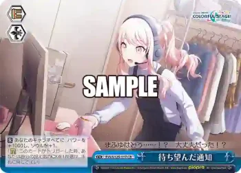 PJS/S125-117 CR 待ち望んだ通知