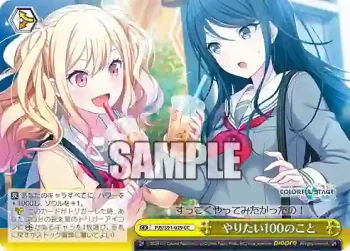 PJS/S91-029 CC やりたい100のこと