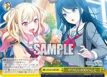 PJS/S91-029R RRR やりたい100のこと