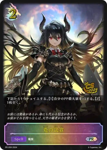 PR-209 PR 竜の託宣