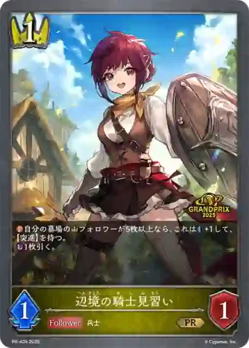 PR-409 PR 辺境の騎士見習い