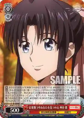 RKN/S115-057 C 紅葉舞う中あなたを見つめる 神谷 薫