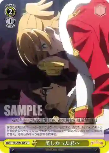 RSL/S98-020  美しかった君へ