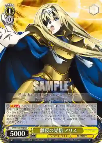 SAO/S65-002 RR 離反の覚悟 アリス