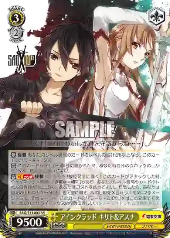 SAO/S71-003 RR アインクラッド キリト&アスナ