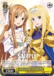 SAO/S80-009 R 二人はライバル？ アスナ＆アリス
