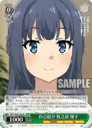 SBY/W64-T02 TD 自己紹介 牧之原 翔子