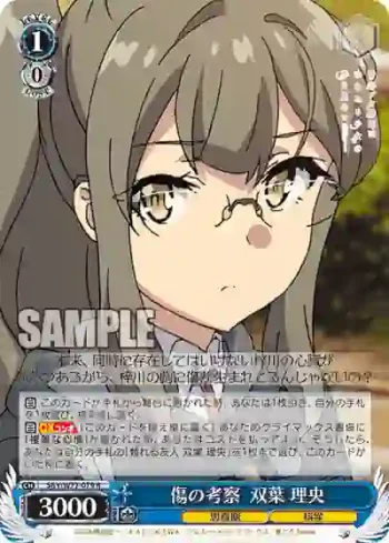 SBY/W77-079 R 傷の考察  双葉 理央