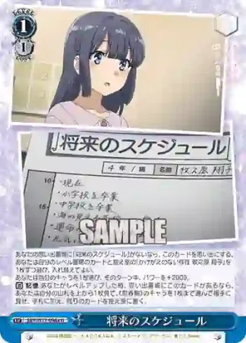 SBY/W77-096a U 将来のスケジュール
