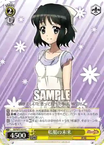 SG/W72-014 C 私服の未来