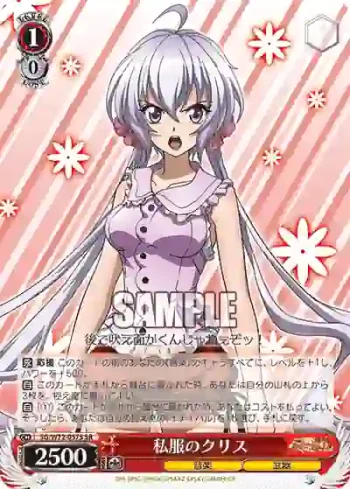 SG/W72-057S SR 私服のクリス