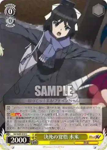 SG/W89-018 C 決死の覚悟 未来