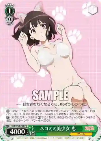 SHS/W98-P04 PR ネコミミ美少女 恵