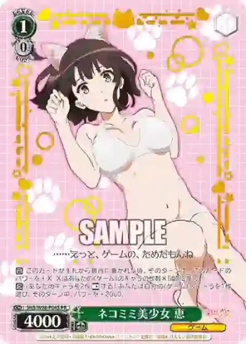 SHS/W98-P04S PR ネコミミ美少女 恵