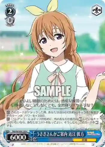 SIN/W109-132 C うさぎさんがご案内 近江 彼方