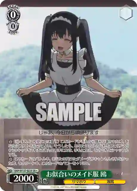 smp_w137_022s SMP/W137-022S SR お似合いのメイド服 鴎
